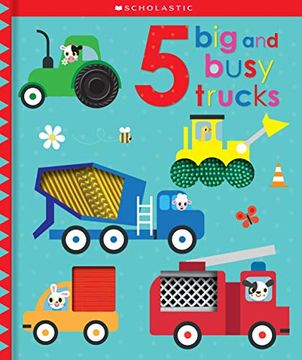 portada 5 big and Busy Trucks: Scholastic Early Learners (Touch and Explore) (en Inglés)