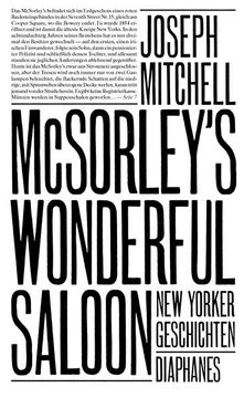portada Mcsorleys Wonderful Saloon new Yorker Geschichten (in German)