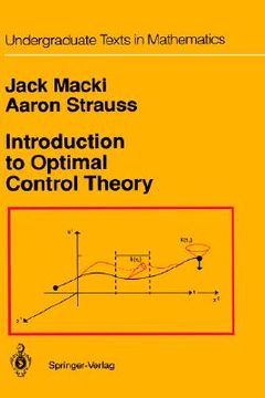 portada introduction to optimal control theory (en Inglés)