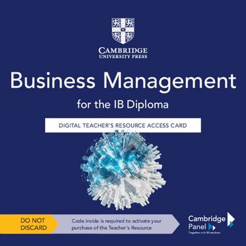 portada Business Management for the ib Diploma Digital Teacher's Resource Access Card