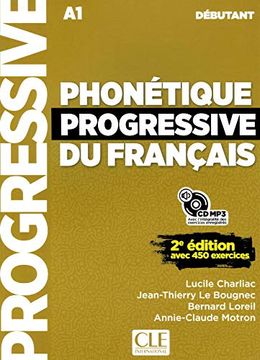 portada Phonetique Progressive 2e Edition: Livre Debutant + cd (A1) - Nouvelle Couv 