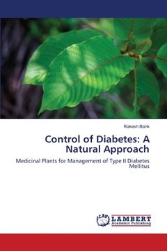 portada Control of Diabetes: A Natural Approach (en Inglés)