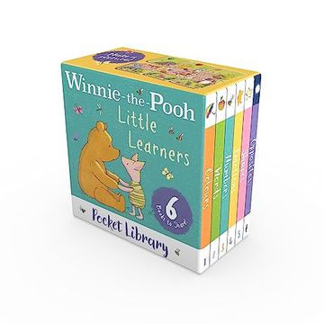 portada Winnie-The-Pooh Little Learners Pocket Library: With 6 Illustrated Mini Early Learning Books, This Slipcase is Perfect for Young Fans Aged 10 Months and Over (en Inglés)