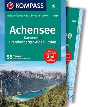 portada Kompass Wanderführer Achensee, Karwendel, Brandenberger Alpen, Rofan, 55 Touren mit Extra-Tourenkarte (en Alemán)