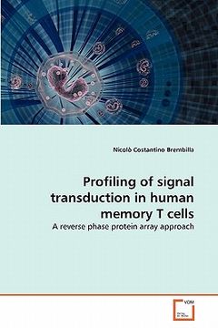 portada profiling of signal transduction in human memory t cells (en Inglés)