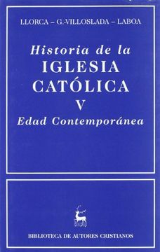 portada Historia de la Iglesia Católica. V: Edad Contemporánea