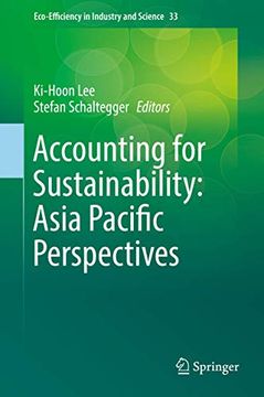 portada Accounting for Sustainability: Asia Pacific Perspectives (Eco-Efficiency in Industry and Science, 33) (in English)