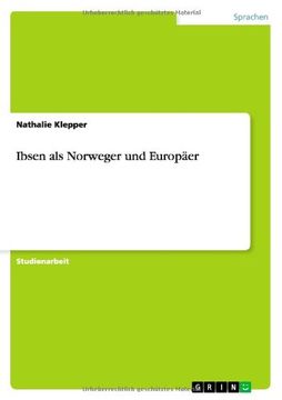 portada Ibsen als Norweger und Europäer
