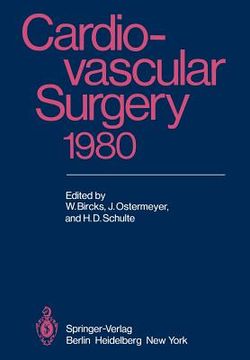 portada cardiovascular surgery 1980: proceedings of the 29th international congress of the european society of cardiovascular surgery (en Inglés)