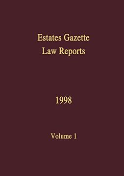 portada Eglr 1998, Volume 1: Vol 1 (Estates Gazette law Reports)