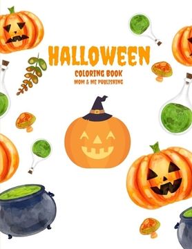 portada Halloween Coloring Book: Coloring pages for children, boys, girls, toddlers, preschool, kindergarten ages 2-5 (en Inglés)