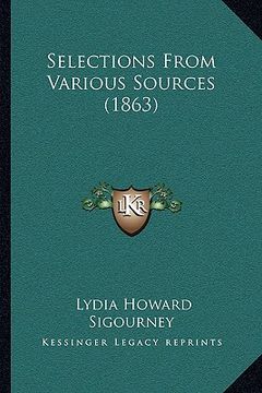 portada selections from various sources (1863)