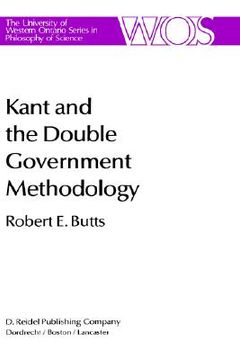 portada kant and the double government methodology: supersensibility and method in kant s philosophy of science (in English)