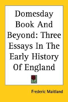 portada domesday book and beyond: three essays in the early history of england (in English)