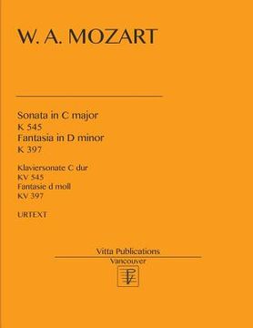 portada Sonata in C major. Fantasia in D minor. (en Inglés)