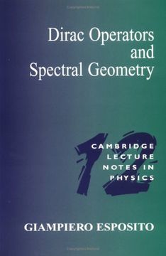 portada Dirac Operators and Spectral Geometry Paperback (Cambridge Lecture Notes in Physics) (in English)