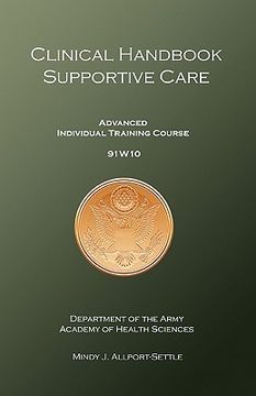 portada clinical handbook supportive care