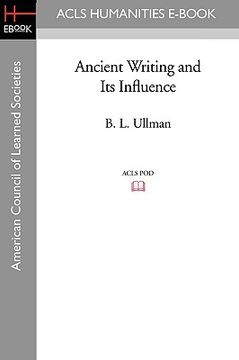 portada ancient writing and its influence (en Inglés)