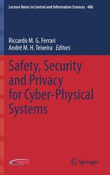 portada Safety, Security and Privacy for Cyber-Physical Systems (en Inglés)