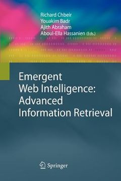 portada emergent web intelligence: advanced information retrieval (en Inglés)