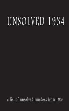 portada Unsolved 1934 (en Inglés)