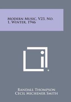 portada Modern Music, V23, No. 1, Winter, 1946 (en Inglés)