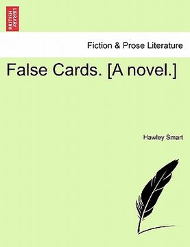 portada false cards. [a novel.]