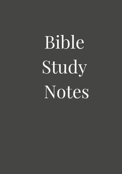 portada Bible Study Notes (en Inglés)