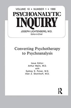 portada Converting Psychoanalysis: Psychoanalytic Inquiry, 10. 10 (en Inglés)