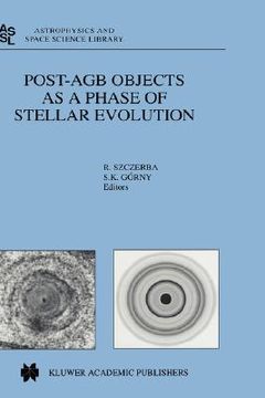 portada post-agb objects as a phase of stellar evolution (en Inglés)