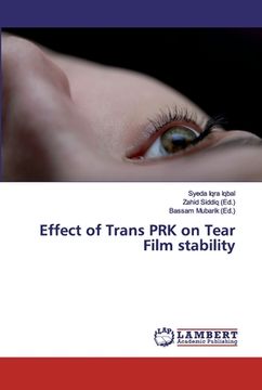 portada Effect of Trans PRK on Tear Film stability (in English)
