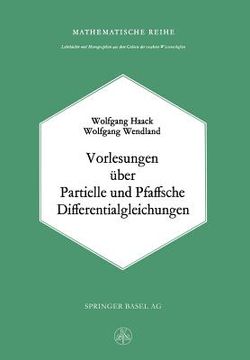portada Vorlesungen Über Partielle Und Pfaffsche Differentialgleichungen (en Alemán)