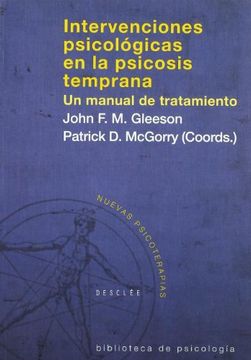 portada Intervenciones Psicológicas en la Psicosis Temprana: Un Manual de Tratamiento (in Spanish)