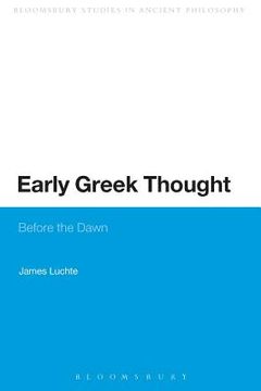 portada early greek thought (in English)