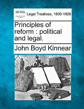 portada principles of reform: political and legal. (en Inglés)