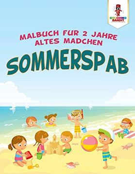 portada Sommerspaß: Malbuch für 2 Jahre Altes Mädchen (en Alemán)