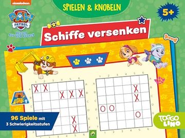 portada Paw Patrol Schiffe Versenken | Spieleblock (in German)