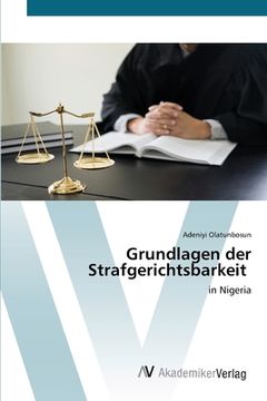 portada Grundlagen der Strafgerichtsbarkeit (en Alemán)