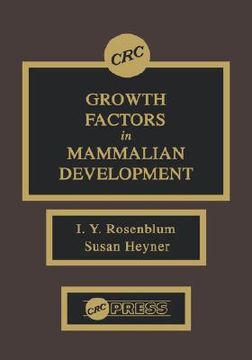 portada growth factors in mammalian development (en Inglés)