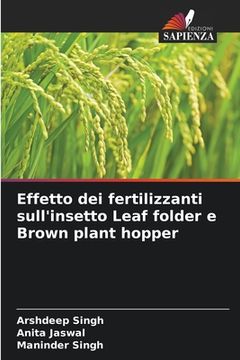 portada Effetto dei fertilizzanti sull'insetto Leaf folder e Brown plant hopper (in Italian)