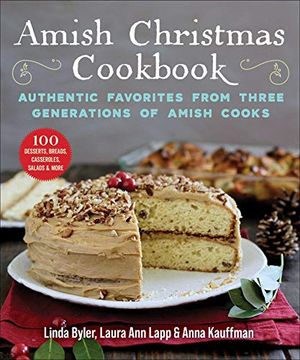portada Amish Christmas Cookbook: Authentic Favorites From Three Generations of Amish Cooks (en Inglés)