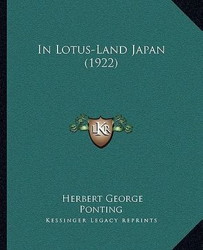 portada in lotus-land japan (1922) (en Inglés)