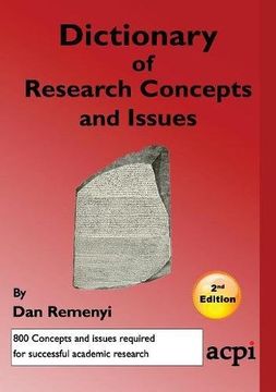 portada A Dictionary of Research Concepts and Issues - 2nd Ed