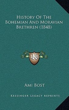 portada history of the bohemian and moravian brethren (1848) (en Inglés)