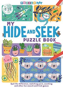 portada My Hide and Seek Puzzle Book: Spot the Difference, Matching Pairs, Counting and Other Fun Seek and Find Games (in English)