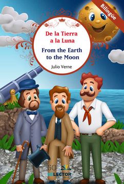 portada de la Tierra a la Luna (Bilingue) (in Spanish)