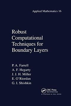 portada Robust Computational Techniques for Boundary Layers (Applied Mathematics) (en Inglés)