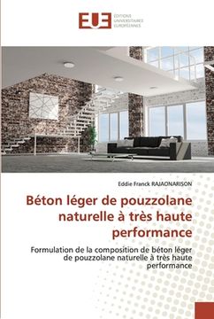 portada Béton léger de pouzzolane naturelle à très haute performance (in French)