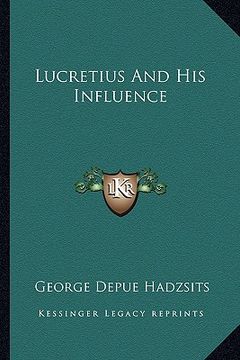 portada lucretius and his influence