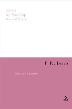 portada f.r. leavis: essays and documents